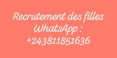 Recrutement des filles partout au Congo xx