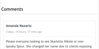 SKARLETT NIKOLE SPOOKY SPICE SPOOKY IS IN YOUR CITY RIGHT NOW